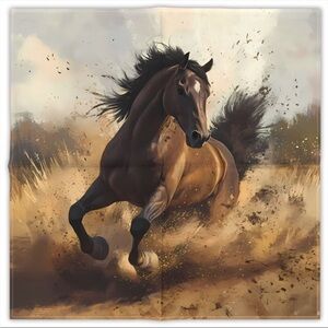 Elegant Horse Print Scarf